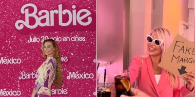 Un doble de Margot Robbie provoca el caos antes del estreno de Barbie en Londres